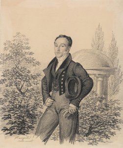 Porträtt av Nikolay Alexandrovich Kokoshkin 1792-1873, början av 1820-talet.