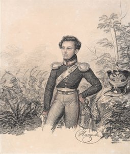 Porträtt av Pavel Kotlubitsky, slutet av 1810-talet. av Carl von Hampeln