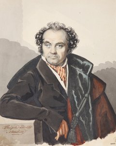 Porträtt av Sergey Dmitryevich Lvov 1781-1857, 1820-talet. av Carl von Hampeln