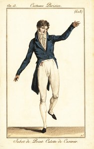 Dandy dansar på en bal, Paris