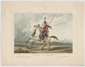 Kosack vid slaget, 1815 av Carle Vernet