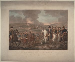 Slaget vid Borodino den 26 augusti 1812, 1825 av Carle Vernet