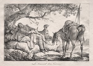 Den sovande soldaten av Carle Vernet