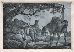 Den sovande soldaten av Carle Vernet