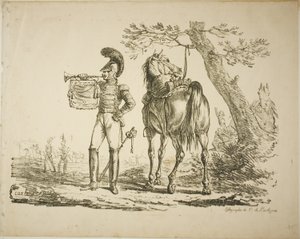 Gevärs trumpetare av Carle Vernet