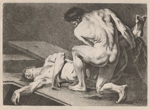 En begravning av Carle van Loo