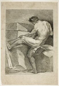 Figur, från Six Figures Académiques av Carle van Loo