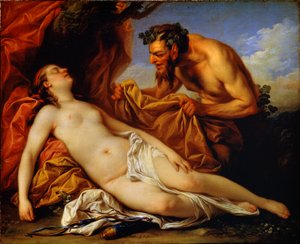 Jupiter och Antiope, c1753