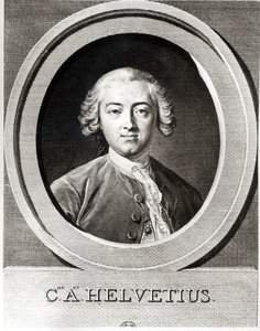 Porträtt av Claude Adrien Helvetius (1715-1771), fransk filosof av Carle van Loo
