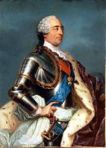 Porträtt av Ludvig XV (1710 - 1774). Målning av Carle Van Loo (1705 - 1765). av Carle van Loo