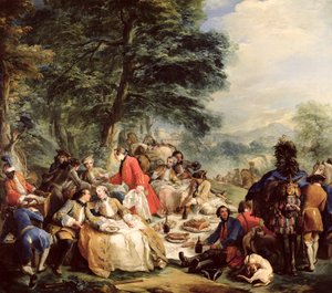 Jaktlunchen, 1737