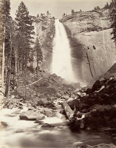 Nevada Fall, 700 fot, Yosemite, ca. 1872, tryckt ca. 1876.