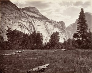 North Dome, 3 725 fot, Yosemite, ca. 1872, tryckt ca. 1876.