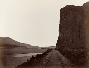 Kap Horn nära Celilo, 1867. av Carleton Emmons Watkins