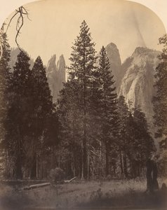 Cathedral Towers, 1861. av Carleton Emmons Watkins