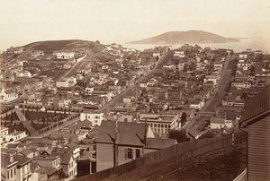 San Francisco, 1864, tryckt ca. 1876. av Carleton Emmons Watkins