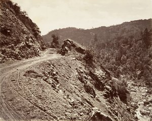 Sulphur Creek and Flume-road to Geysers, 1868-70, tryckt ca. 1876.