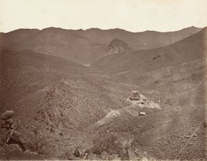 Sutro Tunnel Shaft nr. 2, 1875, tryckt ca. 1876.