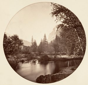 [Yosemite National Park, Kalifornien], ca. 1878. av Carleton Emmons Watkins