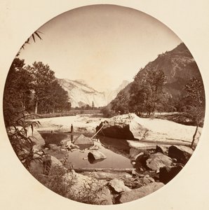 [Yosemite National Park, Kalifornien], ca. 1878. av Carleton Emmons Watkins