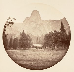 [Yosemite National Park, Kalifornien], ca. 1878. av Carleton Emmons Watkins