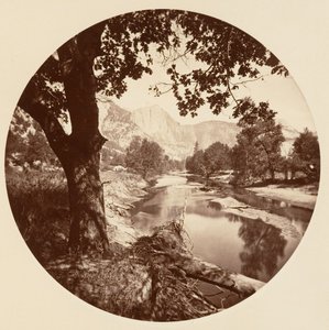 [Yosemite National Park, Kalifornien], ca. 1878. av Carleton Emmons Watkins