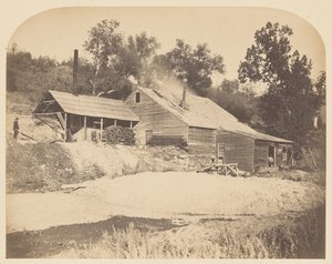 [Agua Fria Mill] av Carleton Watkins
