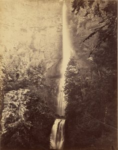 [Cascades, Multnomah Falls] av Carleton Watkins