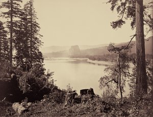 Castle Rock, Columbiafloden av Carleton Watkins
