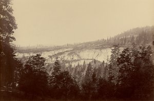 Översiktsvy, Relief Hill, Nevada, Co. av Carleton Watkins