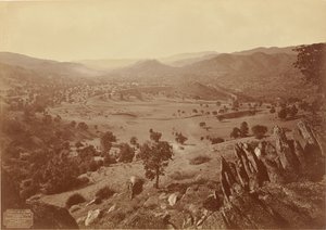 Allmän vy över Tehachapi Loop, S.P.R.R. av Carleton Watkins