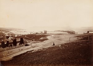 Golden Gate från Russian Hill av Carleton Watkins