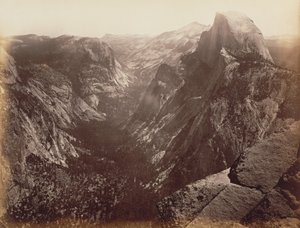[Half Dome från Glacier Point] av Carleton Watkins