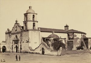Mission, San Luis Rey de Francia av Carleton Watkins