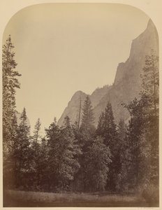 Konturvy av Half Dome - 4967 fot, Yo Semite av Carleton Watkins
