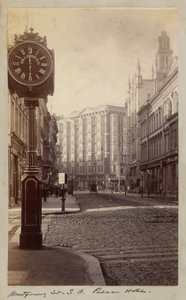 Palace Hotel, Montgomery Street, San Francisco av Carleton Watkins