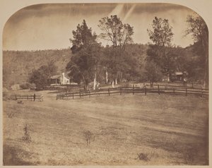 [J. C. Fremonts bostad - Bear Valley] av Carleton Watkins