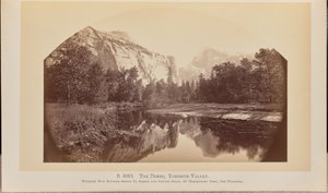 Kupolerna, Yosemitedalen av Carleton Watkins
