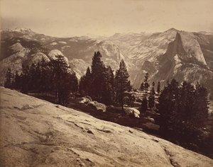 Kupolerna från Sentinel Dome av Carleton Watkins