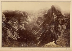 Half Dome från Glacier Point, Yosemite av Carleton Watkins