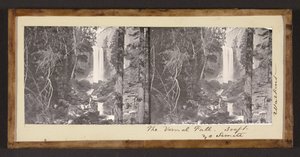Vernal Fall. 300 fot Yo Semite av Carleton Watkins