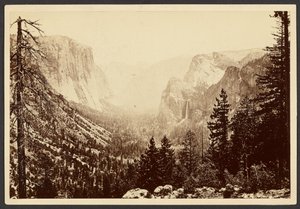 Yosemite från Inspiration Point av Carleton Watkins