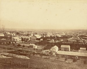Utah - Utsikt över Salt Lake City, Utah av Carleton Watkins