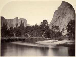 Utsikt från Camp Grove, Yosemite av Carleton Watkins