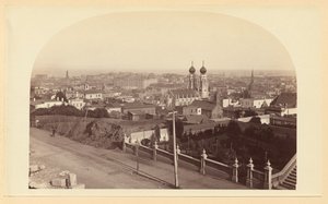 Utsikt från Chas. Crockers bostad mot öster av Carleton Watkins