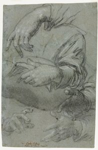 Studies of Hands (recto)