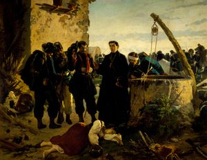 Anna Cuminello hittades död dagar efter slaget vid San Martino 1859, av Carlo Ademollo (1825-1911)