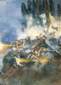24 juni 1859 - Slaget vid San Martino, målat av Carlo Ademollo