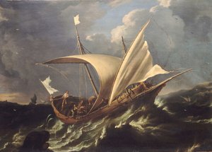 Jonah och valen, mitten av 1600-talet (olja på duk) av Carlo Antonio Tavella