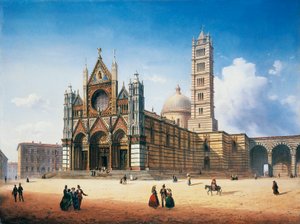 Katedralen i Siena av Carlo Bossoli